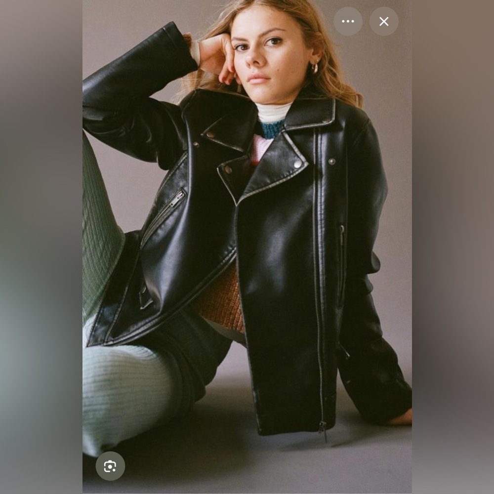Urban Outfitters Black Leather Jacket